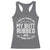 Funny BBQ Racerback Tank Top Pork Rub Smoking Meat Smoker Hilarious Grill Chef Grilling Gift