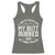 Funny BBQ Racerback Tank Top Pork Rub Smoking Meat Smoker Hilarious Grill Chef Grilling Gift