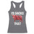 Funny BBQ Racerback Tank Top I'd Smoke That Cow Beef Chef Butcher Cook