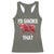 Funny BBQ Racerback Tank Top I'd Smoke That Cow Beef Chef Butcher Cook