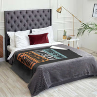 Retro BBQ Smoker This is My Meat Smoking Throw Blanket - Wonder Print Shop