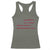 BBQ Racerback Tank Top With Red Line American Flag Meat Smoker Grilling Gifts