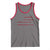 BBQ Tank Top With Red Line American Flag Meat Smoker Grilling Gifts