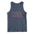 BBQ Tank Top With Red Line American Flag Meat Smoker Grilling Gifts