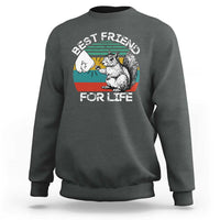 Squirrel Lover Sweatshirt Funny Vintage Squirrel Gift Best Friend For Life