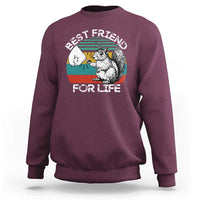 Squirrel Lover Sweatshirt Funny Vintage Squirrel Gift Best Friend For Life