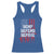 Deny Defend Depose Racerback Tank Top Guns American Flag