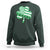 St Patricks Day American Flag Shamrocks Sweatshirt Lucky Retro Vintage Irish USA