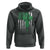 St Patricks Day American Flag Hoodie Celtic Cross Shamrocks