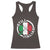 Funny Italian St Patrick's Day Racerback Tank Top Lucky Shamrock Italy Flag