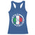 Funny Italian St Patrick's Day Racerback Tank Top Lucky Shamrock Italy Flag