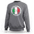 Funny Italian St Patrick's Day Sweatshirt Lucky Shamrock Italy Flag