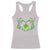 Skeleton Hand Heart Shamrock St Patricks Day Racerback Tank Top