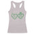 Kiss Me I'm Irish Racerback Tank Top Green Heart Locket St. Patrick's Day Pride