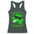 Funny St. Patrick's Day Marijuana Racerback Tank Top Kiss Me I'm Highrish 420 High Irish Weed