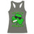 Funny St. Patrick's Day Marijuana Racerback Tank Top Kiss Me I'm Highrish 420 High Irish Weed