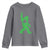 St Patricks Day Bigfoot Youth Sweatshirt Irish Sasquatch Shamrock