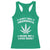 Funny St. Patrick's Day Racerback Tank Top Weed Lover Does This Shamrock Make Me Look High