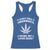 Funny St. Patrick's Day Racerback Tank Top Weed Lover Does This Shamrock Make Me Look High