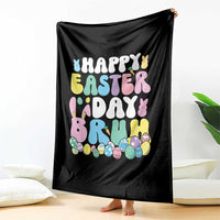 Bruh Easter Throw Blanket Teens Boys Kids Cute Bunny Eggs - Wonder Print Shop