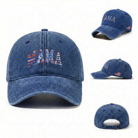 American Mama Washed Cotton Baseball Cap 4th of July