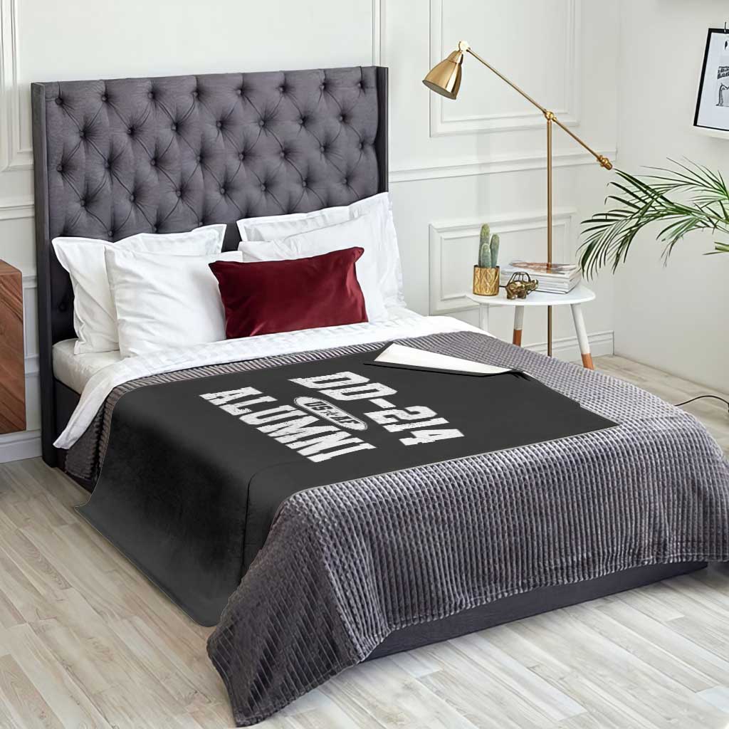 DD-214 US Air Force Alumni Throw Blanket US Military Veteran Retired - Wonder Print Shop