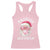 Skibidi Rizzmas Christmas Racerback Tank Top Rizz Santa Pink Bubble Gum Funny Xmas Gen Alpha Girl Kids