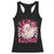 SKIBIDI Rizzmas Santa Racerback Tank Top Rizz Santa Pink Groovy Funny Xmas Gen Alpha Girl Kids