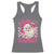 SKIBIDI Rizzmas Santa Racerback Tank Top Rizz Santa Pink Groovy Funny Xmas Gen Alpha Girl Kids