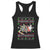 Possum Christmas Racerback Tank Top Overstimulated But Festive Ugly Christmas