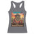 El Squatcho Bigfoot Racerback Tank Top Mexican Sasquatch Lovers Cinco De Mayo