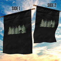 Bigfoot In The Forest Sasquatch Yeti Garden Flag - Wonder Print Shop