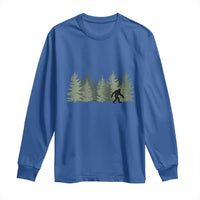 Bigfoot In The Forest Sasquatch Yeti Long Sleeve Shirt - Wonder Print Shop
