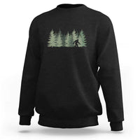Bigfoot In The Forest Sasquatch Yeti Sweatshirt - Wonder Print Shop