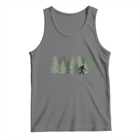 Bigfoot In The Forest Sasquatch Yeti Tank Top - Wonder Print Shop