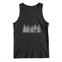 Bigfoot In The Forest Sasquatch Yeti Tank Top - Wonder Print Shop