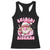 Skibidi Rizzmas Christmas Racerback Tank Top Rizz Santa Pink Bubble Gum Funny Xmas Girl Kids Gen Alpha