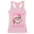 Skibidi Rizzmas Christmas Racerback Tank Top Rizz Santa Pink Bubble Gum Funny Xmas Girl Kids Gen Alpha