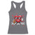 Funny Valentines Day Gamer Racerback Tank Top Gamer Heartbeat Video Games Gaming