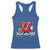 Funny Valentines Day Gamer Racerback Tank Top Gamer Heartbeat Video Games Gaming