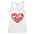 Anti Valentines Day Racerback Tank Top Heart Nah Im Good Funny Single Awareness Gift