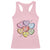 Funny Anti Valentines Day Racerback Tank Top Sarcasm Conversation Candy Hearts