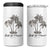 Gulf of Mexico 4 in 1 Can Cooler Tumbler 1672 Retro Beach Vibe Palm Trees