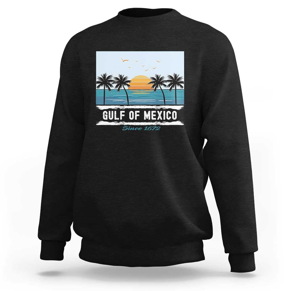 Gulf of Mexico Sweatshirt Retro Beach Vibes