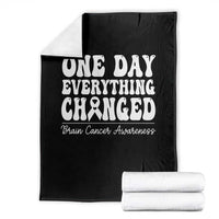 Brain Cancer Awareness Throw Blanket Fight Brain Tumor Cure Groovy