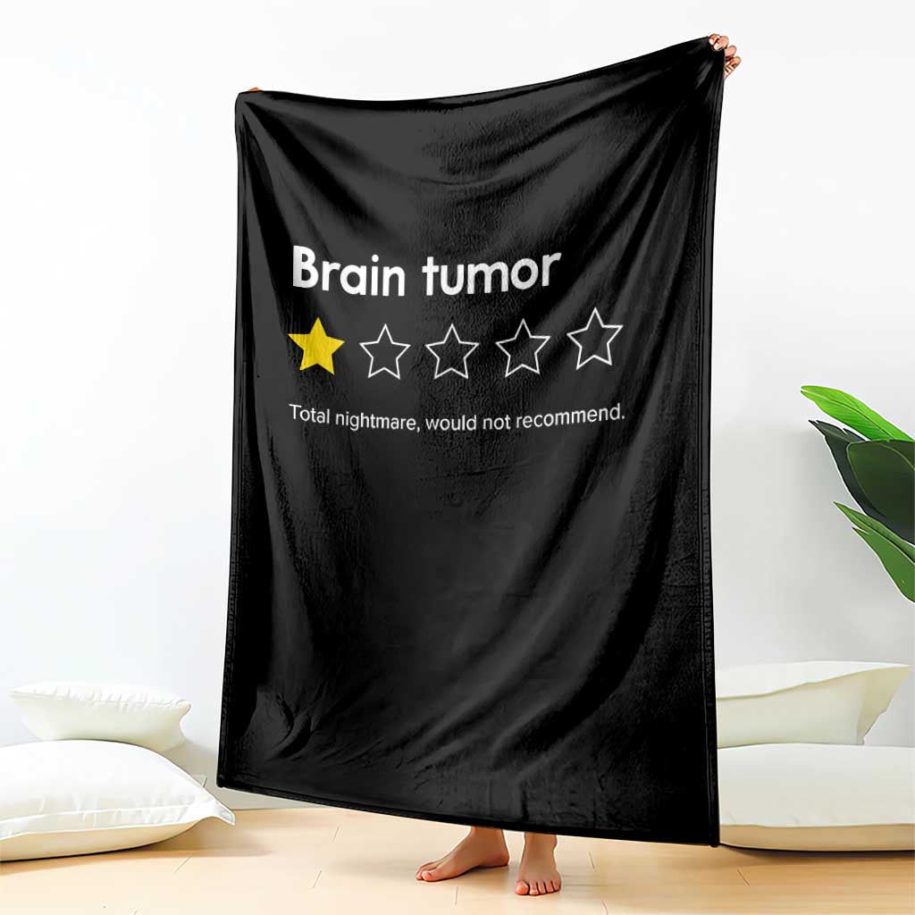 Brain Tumor Throw Blanket One Star Would Not Recommend Brain Cancer Awareness