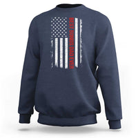 Best Effin Bonus Dad Ever Sweatshirt Funny Stepdad American Flag