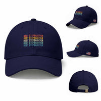 Best Stepdad Ever Baseball Cap Funny Retro Stepdad Bonus Dad
