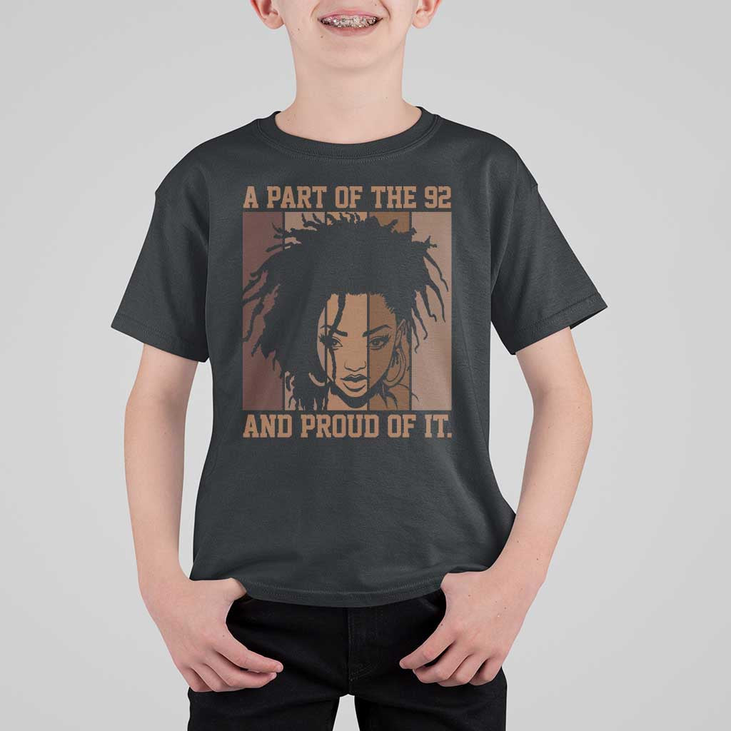 92 Percent Black Woman Power T Shirt For Kid A Part Of The 92% And Proud Of It