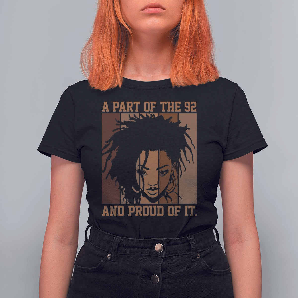 92 Percent Black Woman Power T Shirt For Women A Part Of The 92% And Proud Of It